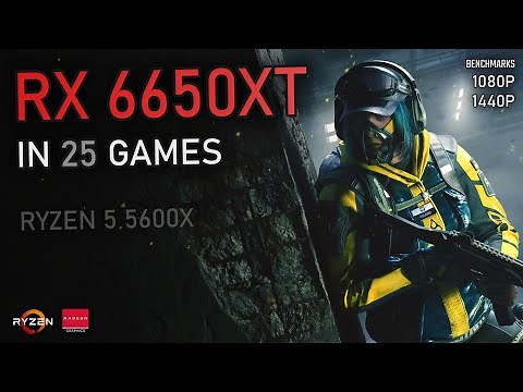 RX 6650XT - 25 GAMES Tested at 1080P/1440P | Ray Tracing, FSR & More