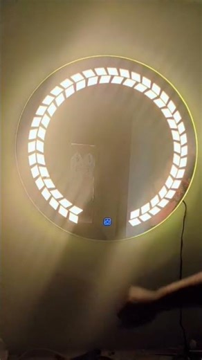 "Luxury Triple Touch Sensor LED Mirror: Illuminate Your Beauty"