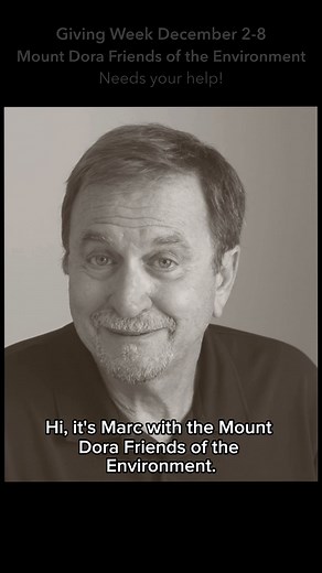 The Mount Dora Friends of the Environment is participating in the Mount Dora Community Trust’s Giving Week in early December (12/2 to 12/8) and we need your help reaching our funding goal to plant trees in our city. Because that’s what we do: plant trees. Help us restore our community’s tree canopy by giving generously! https://secure.givelively.org/donate/mount-dora-community-trust/mount-dora-friends-of-the-environment #MountDora #givingweek #centralflorida #friendsoftheenvironment #MDCTgivingw