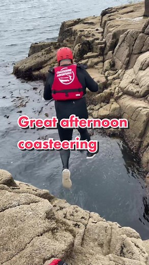 Family Fun Coasteering Adventure in Cornwall