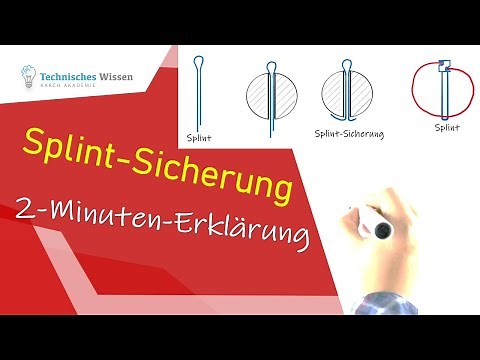 Splint, Splintsicherung, kurz-erklärt