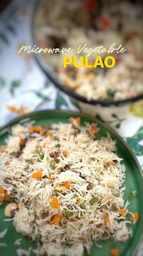 Microwave Vegetable Pilao