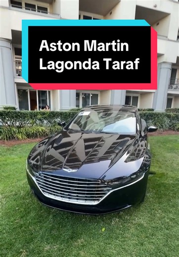 Rare 2017 Aston Martin Lagonda Taraf Sold for $430,000