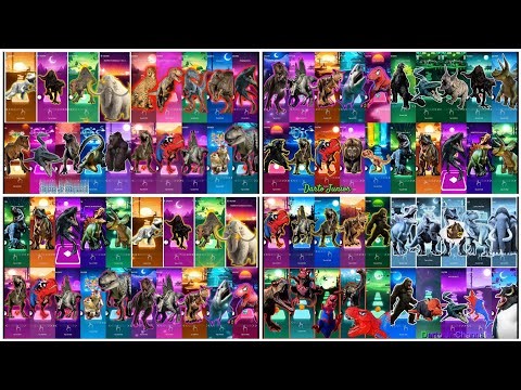 Long Play. Creepy Coffin Dance - T-Rex vs Kong vs Mosasaur vs Brontosaurus