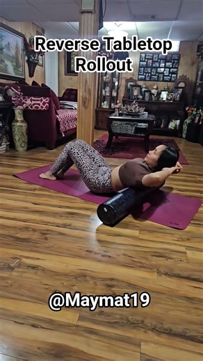 #Reverse Tabletop Rollout #homeworkout #selfmotivation