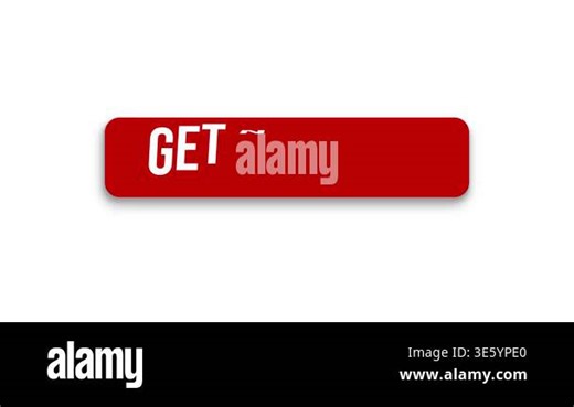 Video animation of an animated bell button with the message get notified on white background - suitable for video blog - seamless loop Stock Video Footage - Alamy