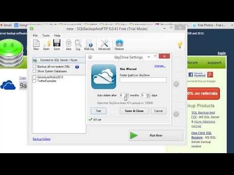 SQLBackupAndFTP part 3 - Configure SQLBackupAndFTP | Essential SQL