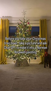 Had to try this viral trend 🎄💫 #normanrockwellchristmas #christmasmemories #FamilyTime | Dad & Kids Adventures