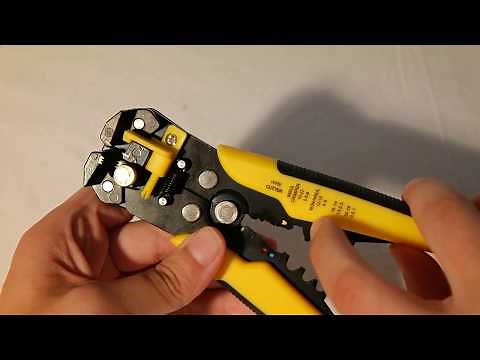 Tool Review: 3 in 1 Automatic Stripping and Crimping Pliers