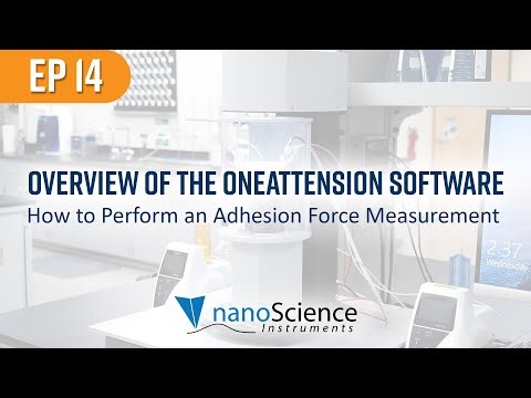 How to Measure Adhesion Force with a Sigma Force Tensiometer | OneAttension Software | Episode #14