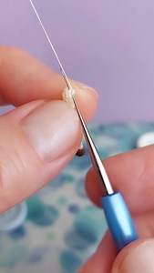 6K views · 196 reactions | A day of my life. Micro crocheting. The process. I had hard time pulling the thread through the loops, the video is speed up 1.5 times. #luciaknit #microcrochetart #microartist #impossible #nanocrochet #crochet #microart #match #crochetmatch | LuciaKnit Creative Ideas | Facebook