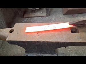Blacksmithing homemade Knife Out of file