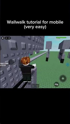 Wallwalk tutorial for mobile (very easy) #short