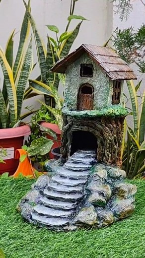 “From Cardboard to Cottage | Magical DIY Garden House Craft” | Garden hobby idea