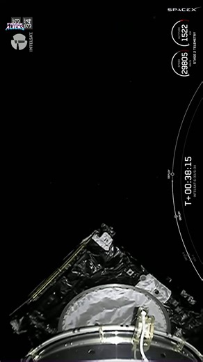 A UFO makes a U-turn during the live webcast of the Intelsat G-33/G-34 mission on 9 October 2022. Look closely at how much movement and activity there is around the satellite launch. If these were debris or ice crystals, the mission would have to be cancelled for safety reasons, but instead everything is proceeding as if nothing had happened. #aliens #UFO #UAP #Disclosure #extraterrestrial #alienigenas #extraterrestres #SpaceX #NASA #spaceexploration | FreakAliens