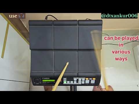 YAMAHA DTXMULTI12 live patch editing with pattern and fill..