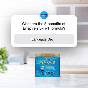 11 reactions · 8 comments | Help your little one reach their big milestones with nutrients that support: ✅Immune health ✅Gut health ✅Attention span development ✅Language development ✅Motor skills development Enspire helps support these with its 5-in-1 nutrient benefits! Learn more here: https://bit.ly/32ink5W | Enfamil | Facebook