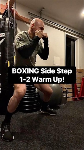 BOXING Side Step 1-2 Warm Up! 💥👊🐉 #shorts #boxing #fitover50