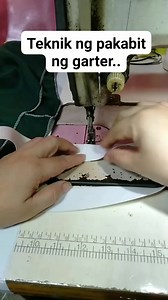 Ang teknik naman sa pagkabit ng garter. #clothing #sewing #tips #technique #garterized #reelsfacebook #reelstrending #reelsvideoシ #fbreelsfypシ゚viralシ | Jean Rose Secuya Abarientos