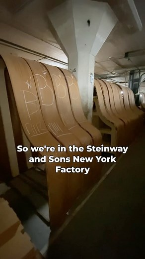 Take a look inside our New York factory’s rim conditioning room, where our pianos will spend several months at the beginning of their journey to becoming a Steinway. ✨🎹 | Steinway & Sons