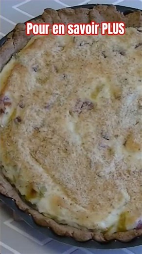 How to make a super quick quiche/tart? #cookingtip