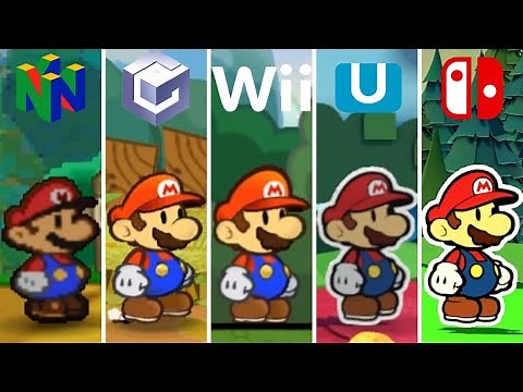 Evolution of Paper Mario Games (2000-2020)