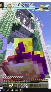 HOW TO DEFEAT the CLOUD GOLEM/Colonimbus in the Cloud Temple of MINECRAFT with Legendary Monsters