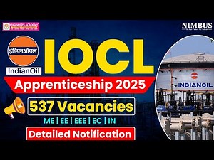 IOCL Recruitment 2025 | IOCL Apprenticeship Vacancy 2025 | Eligibility, Vacancy & How to Apply