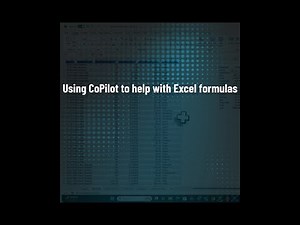 Using CoPilot to Help with Excel Formulas