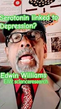 Serotonin effects on Depression. #science, EJW: Science research. Edwin Williams.