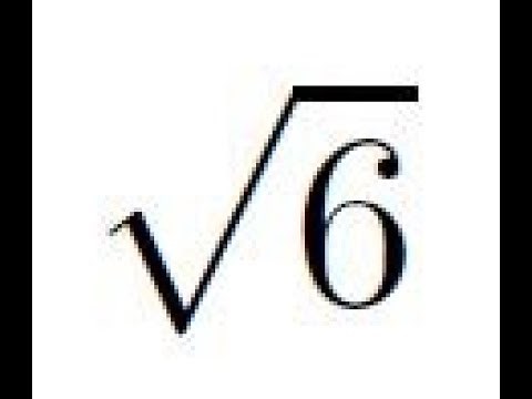 Raíz de 6 es irracional