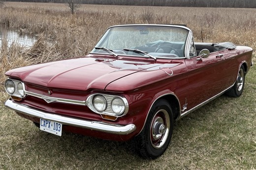 No Reserve: 1964 Chevrolet Corvair Monza Spyder Convertible 4-Speed