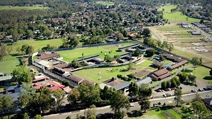 An aerial shot of the Reiby Youth Justice Centre