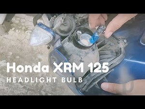 How to change Honda XRM 125 headlight bulb?