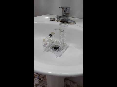 2. A watermill made from syringes