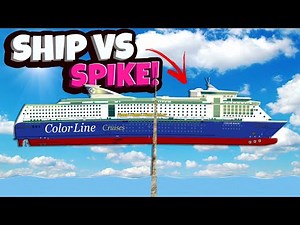 What Happens When You Split a Cruise Ship with a SPIKE in Floating Sandbox?