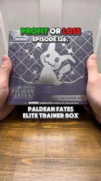 Opening a Paldean Fates Elite Trainer Box! - Profit or Loss Episode 126