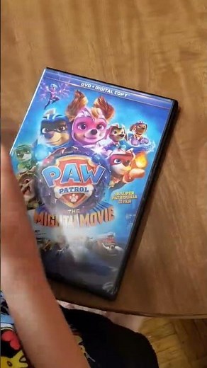 Paw Patrol Mighty Movie DVD Unboxing #unboxing #dvdKids #kidsmovies #pawpatrol
