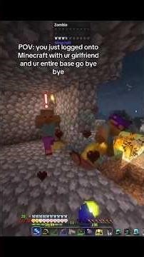 Our base was supposed to last forever #minecraft #base #girlfriend #minecraftshorts #shorts #viral