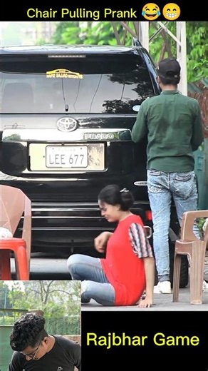 Chair Pulling Prank on public 😂😆🤣 | #shorts #prank