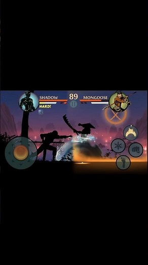 Shadow fight 2 Challenge || Shadow vs Mongoose #shorts