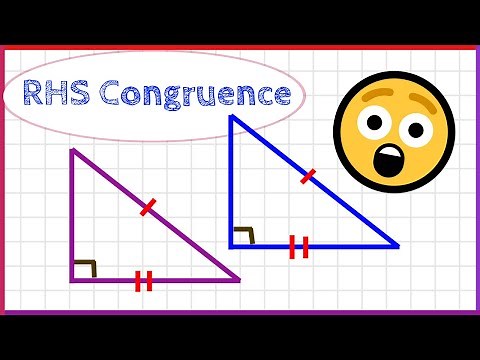 RHS Congruence Theorem! (Right Angle Hypotenuse Side Triangles)
