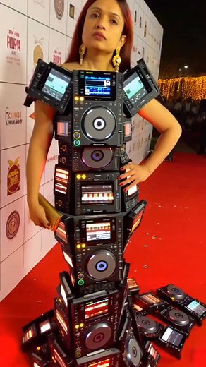 Living CDJ controller Gown 🪩💃🪩 #dj | Sherry Soni