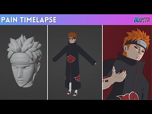 Pain Timelapse | 3D Fan Characters | Maisth