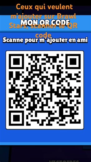 Si vous pouvez pas scanner le QR code, voici mon ID Ethanbg28