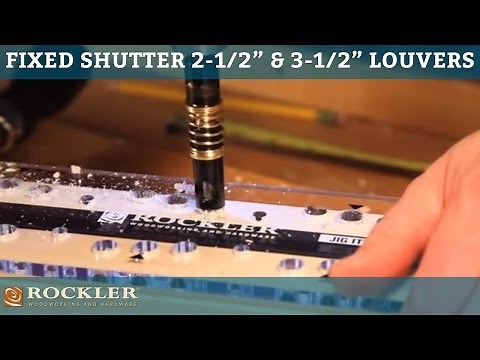 Fixed Shutter Instructions for 2-1/2'' & 3-1/2'' Louvers
