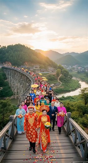 Wedding Parade Bridge Collapse 😱 Shocking Moment Caught on Camera