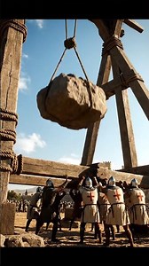 Medieval Crusader Trebuchet (Siege Engine)