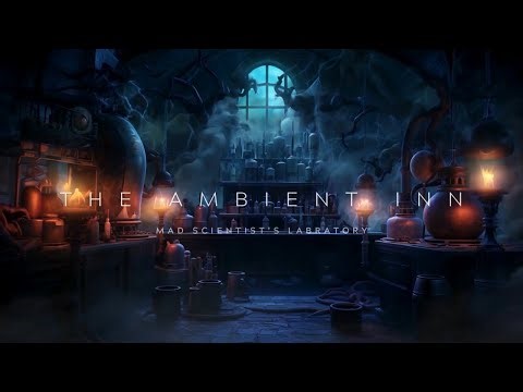 Mad Scientist's Lab | Halloween Ambient Background with Bubbling Potions and Eerie Ambient Sounds