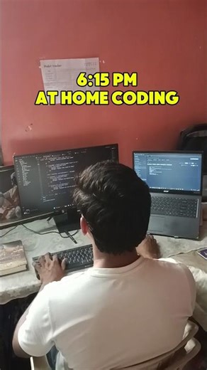 My Productive Daily Routine as a Developer | Real Life Routine 🔥 #shorts